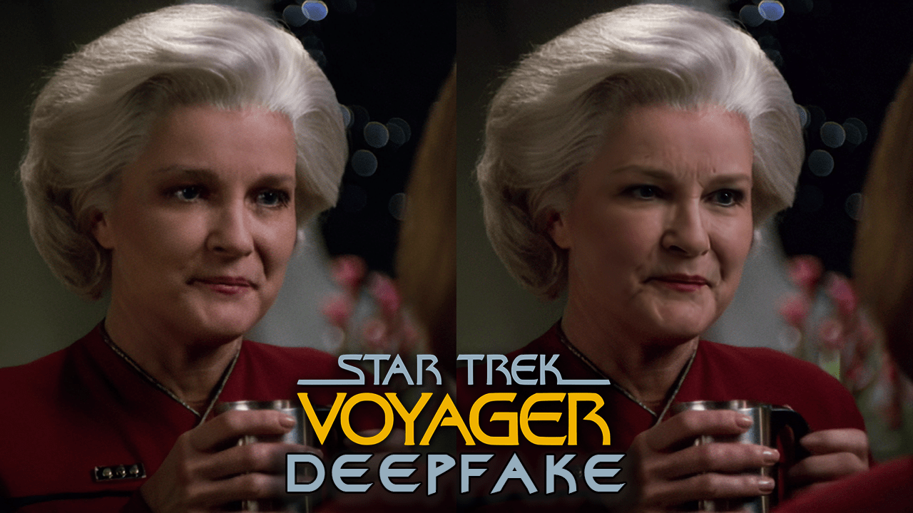 Admiral Janeway Deepfake Star Trek Voyager